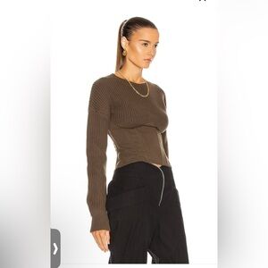 RTA Fitz Corset Sweater